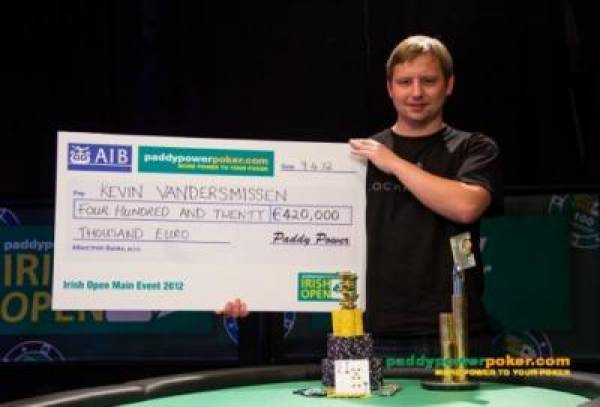 Irish Open 2012 Won by Belgium Poker Player Kevin Vandersmissen