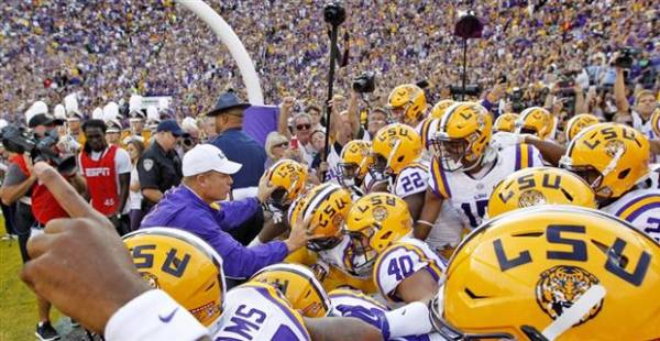 2017 SEC West College Football Betting Odds to Win - LSU