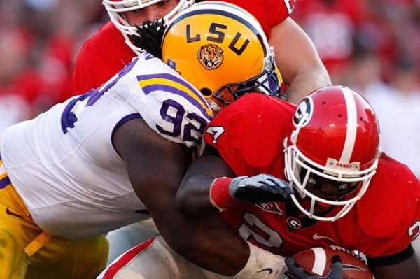 LSU vs. Georgia Point Spread – Week 5:  Opens Bulldogs -3