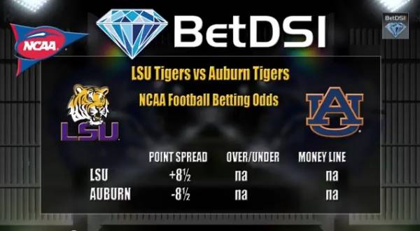 LSU vs. Auburn Betting Line 