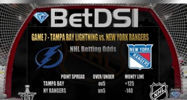 Lightning vs. Rangers Game 7 Betting Odds