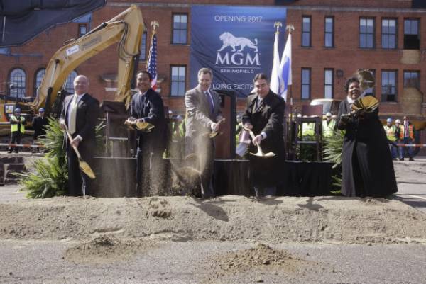 MGM Breaks Ground on $800 Million Springfield Mass Casino