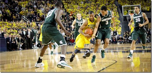 MSU vs. Michigan Point Spread at Wolverines -3.5: Big 10 Conference Final