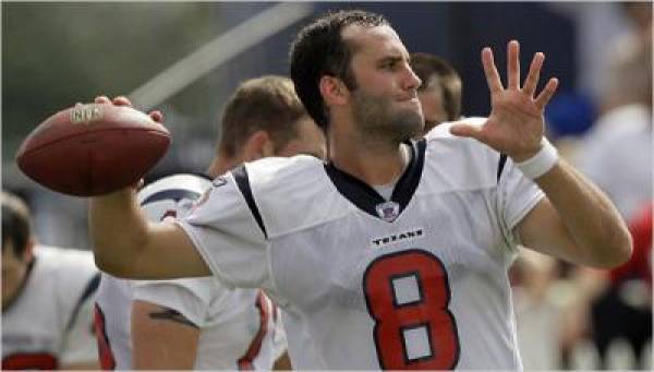 Matt Schaub Out for Rest of Season for Houston Texans