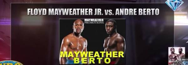 Mayweather vs. Berto Fight Odds Feature Line of -2900