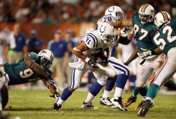 Dolphins vs. Colts Spread has Miami a -1 Point Visiting Favorite