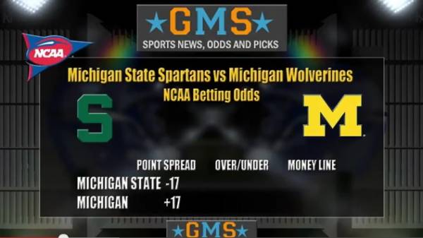 Bet on College Football – Michigan vs. Michigan State Free Pick