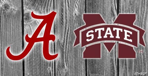 Mississippi State vs. Alabama Betting Line Opens at Crimson Tide -7 Mississippi State vs. Alabama Betting Line Opens at Crimson Tide -7