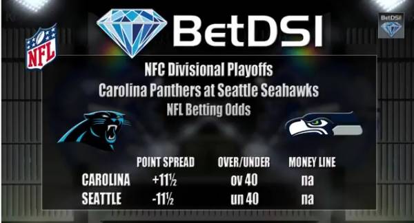 NFC Divisional Playoffs Odds – Panthers vs. Seahawks NFC Divisional Playoffs Odds – Panthers vs. Seahawks