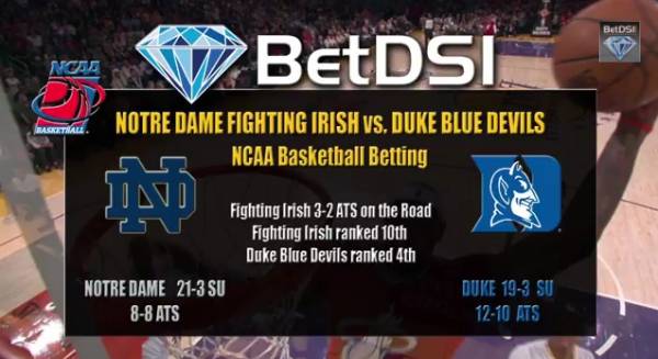 Notre Dame vs. Duke Point Spread, Prediction