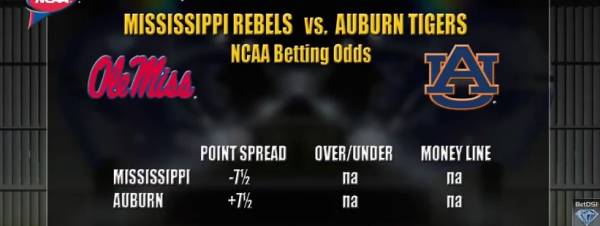Ole Miss vs. Auburn Point Spread, Free Pick Ole Miss vs. Auburn Point Spread, Free Pick