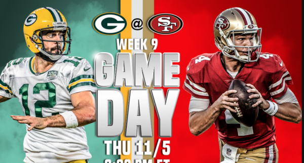 Packers-49ers Game Top 5 Most Bet on This Season