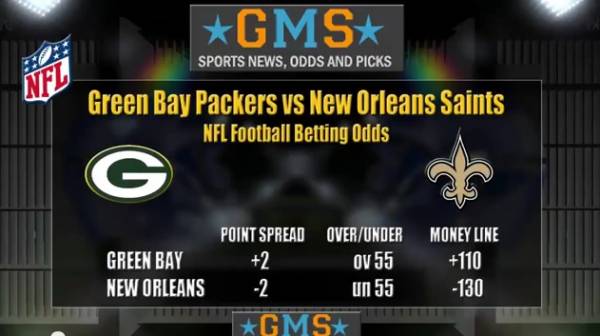 Packers-Saints Point Spread, Sunday Night Football Betting: Over is 9-1 in Serie