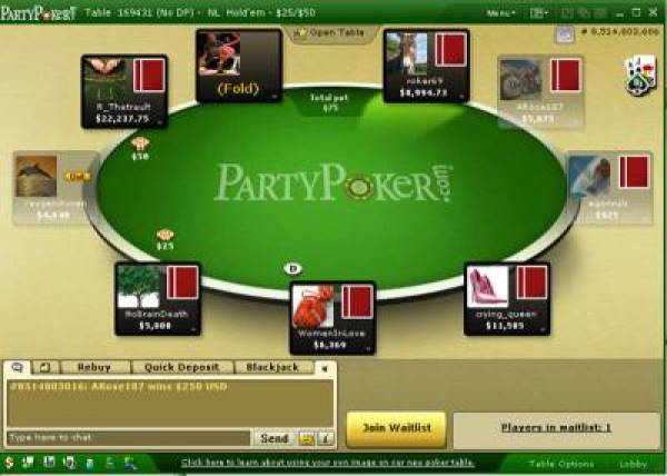 PartyPoker Launches FastForward Fast Fold Poker Game Platform