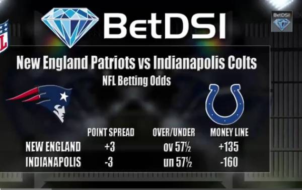 SNF Betting Odds; Patriots vs. Colts Betting Line, Free Pick