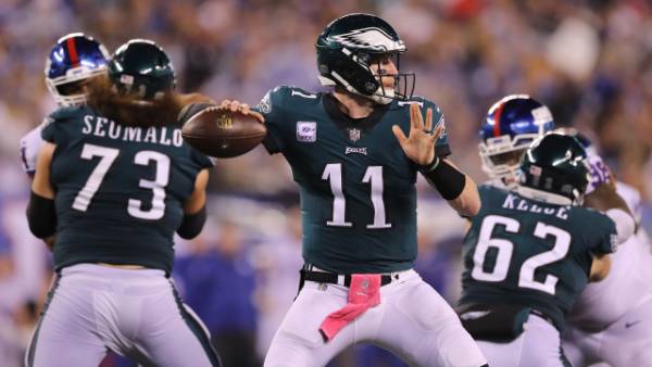 Bet the Philadelphia Eagles vs. Panthers Week 8 2018, Latest Odds 