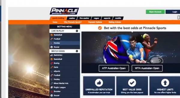 Pinnacle Sports Reports Suspicious Betting Activity at Australian Open 