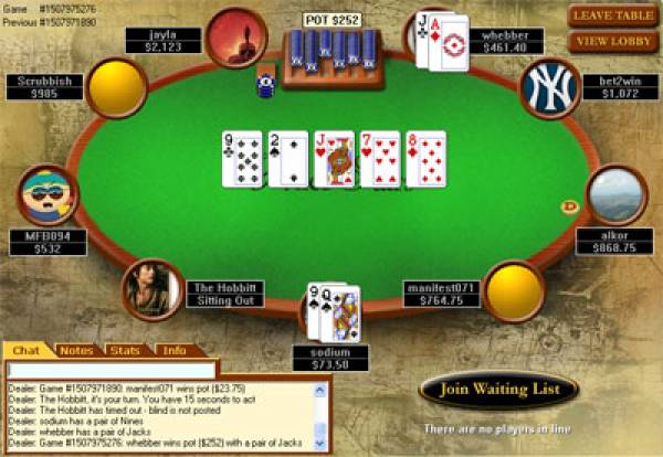 poker online live