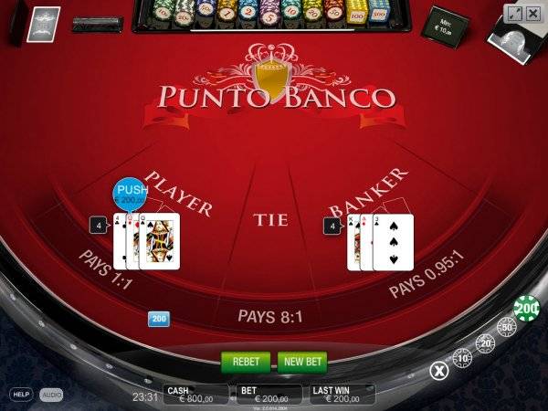 Play Punto Banco Using Bitcoin Online 