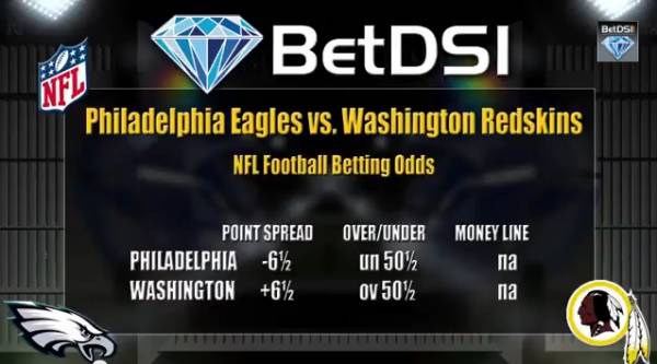 Redskins vs. Eagles Betting Odds: Prediction Redskins vs. Eagles Betting Odds: Prediction