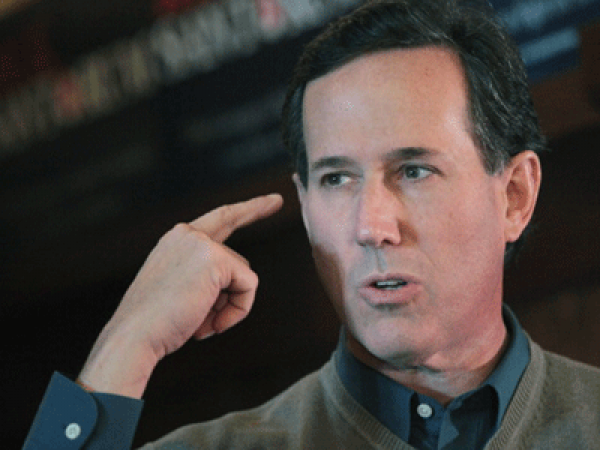 Rick Santorum Against Internet Gambling:  His Banner Ads Appear on Poker Website