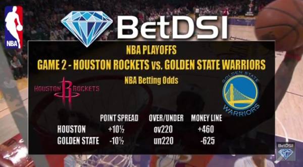 Rockets vs. Warriors Game 2 Betting Line – 2015 NBA Playoffs 