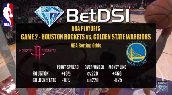 Rockets vs. Warriors Game 2 Betting Line – 2015 NBA Playoffs Rockets vs. Warriors Game 2 Betting Line – 2015 NBA Playoffs