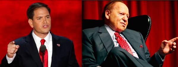 GOP Mega Donor Adelson Warms Up to RAWA Backer Rubio