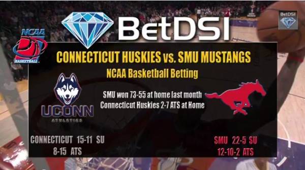 SMU vs. UConn Betting Line: Huskies a Bad Bet at Home 