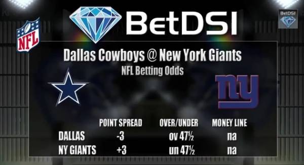 Sunday Night Football Cowboys vs. Giants Prediction From BetDSI.com