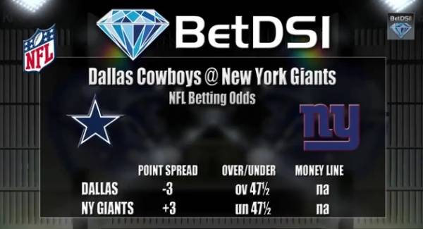 Sunday Night Football Cowboys vs. Giants Prediction From BetDSI.com Sunday Night Football Cowboys vs. Giants Prediction From BetDSI.com