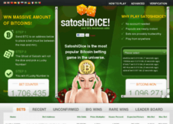 SatoshiDice.com Bitcoin-Denominated Stock Sale Draws Ire of SEC SatoshiDice.com Bitcoin-Denominated Stock Sale Draws Ire of SEC