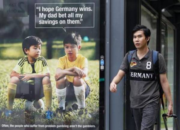 Where Will Dad Bet Next?  Singapore Ad Follow Up Won’t Say