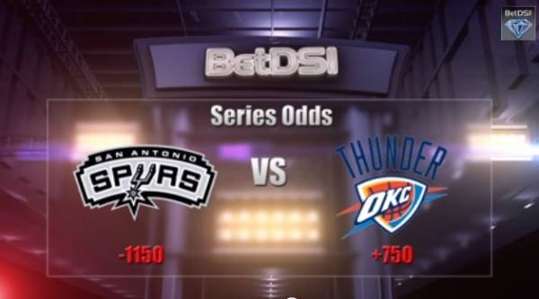 NBA Playoffs Odds: Spurs vs. Thunder Game 3 Betting‬