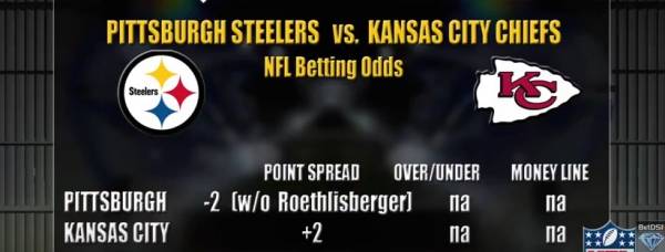 Steelers-Chiefs Point Spread, Free Pick