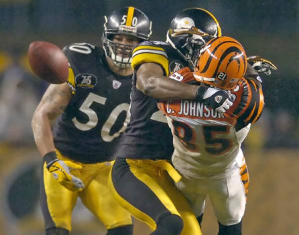 Bengals vs. Steelers Betting Line at Cincinnati -2.5 Bengals vs. Steelers Betting Line at Cincinnati -2.5