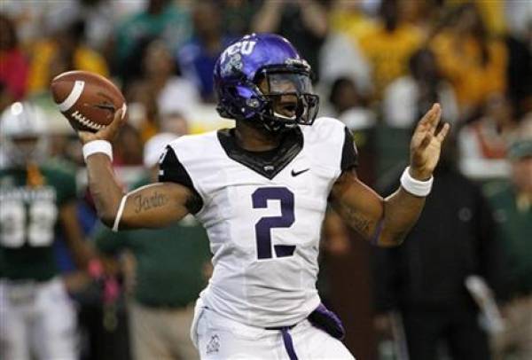 NCAA Football Betting: TCU vs. Kansas Spread at -28.5 NCAA Football Betting: TCU vs. Kansas Spread at -28.5