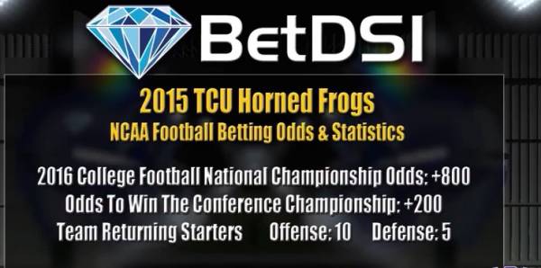 Odds to win 2016 College Football Championship: TCU Horned Frogs