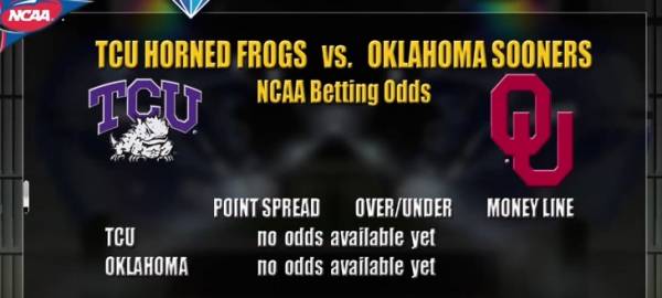 TCU vs. Oklahoma Free Pick, Betting Line Off The Board 