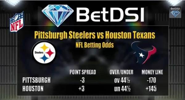 Texans vs. Steelers Betting Line – Monday Night Football Texans vs. Steelers Betting Line – Monday Night Football
