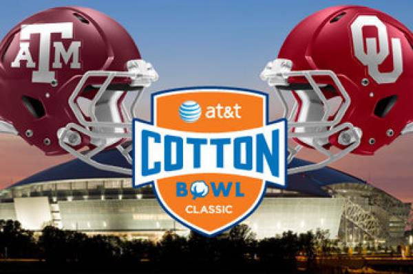 Texas A&M vs. Oklahoma Betting Line at Aggies -3:  Cotton Bowl 2013