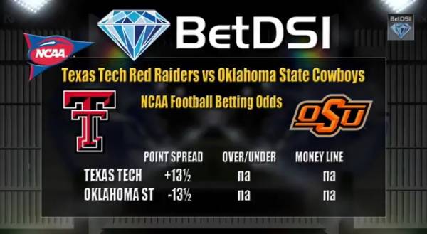 Texas Tech vs. Oklahoma State Betting Line 