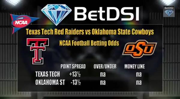 Texas Tech vs. Oklahoma State Betting Line Texas Tech vs. Oklahoma State Betting Line