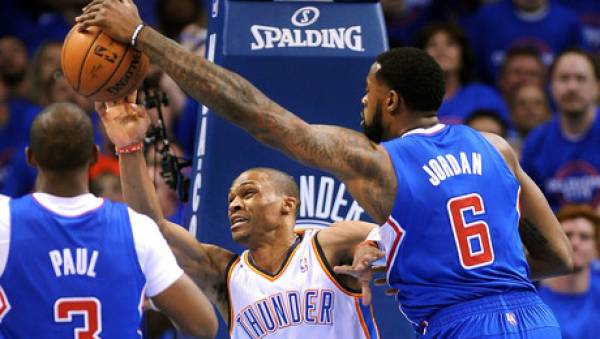 Thunder vs. Clippers Game 6 Betting Line at Los Angeles -4.5 Thunder vs. Clippers Game 6 Betting Line at Los Angeles -4.5