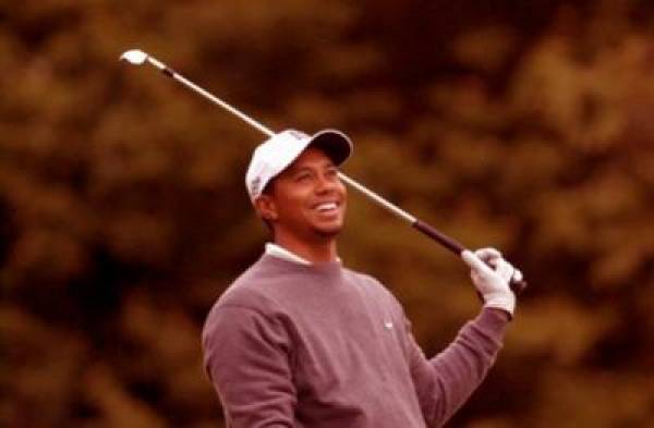 Tiger Woods Leaving Golf