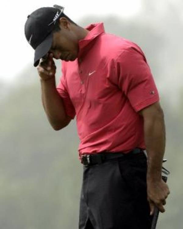 Tiger Woods Cries