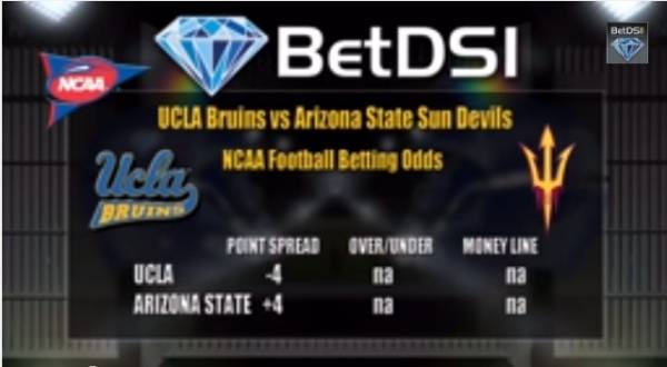UCLA vs. Arizona State Betting Line, Prediction