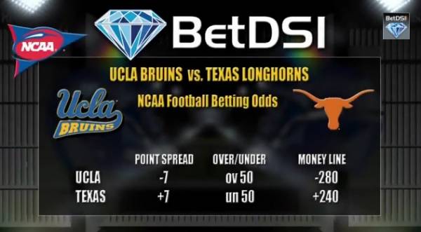 UCLA Bruins vs. Texas Longhorns Betting Odds UCLA Bruins vs. Texas Longhorns Betting Odds