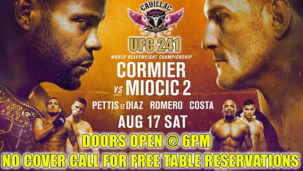 Where Can I Watch, Bet The Cormier vs Miocic Fight - UFC 241 - Wyoming