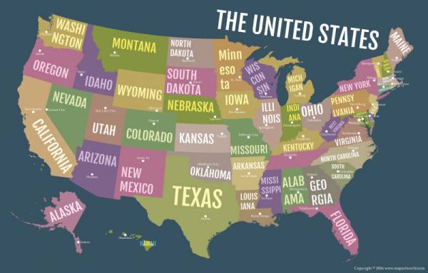 USA-Bold-State-Names-Poster-Map